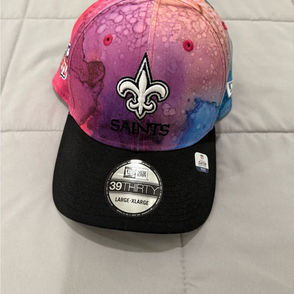 New Orleans Saints Colorful Tie-Dye Cap